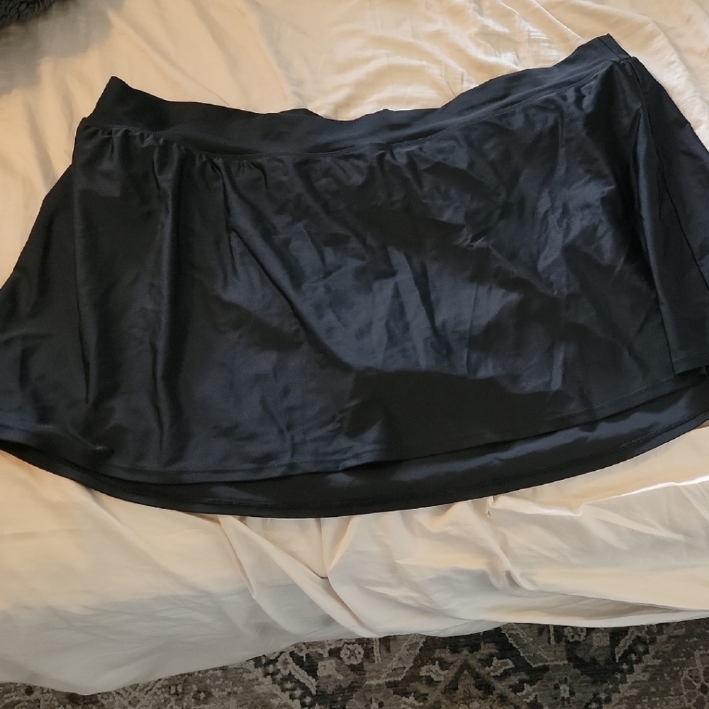 Jacqueline Smith Classic Black Swim Skirt